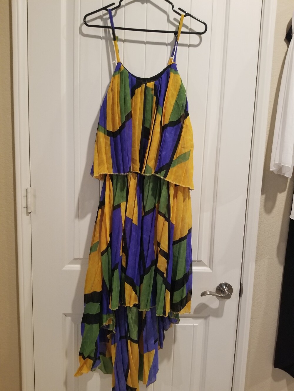 Multi-Color High-Low Dress